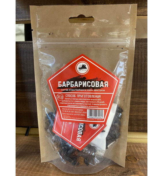 Настойка "Дед Алтай" Барбарисовая